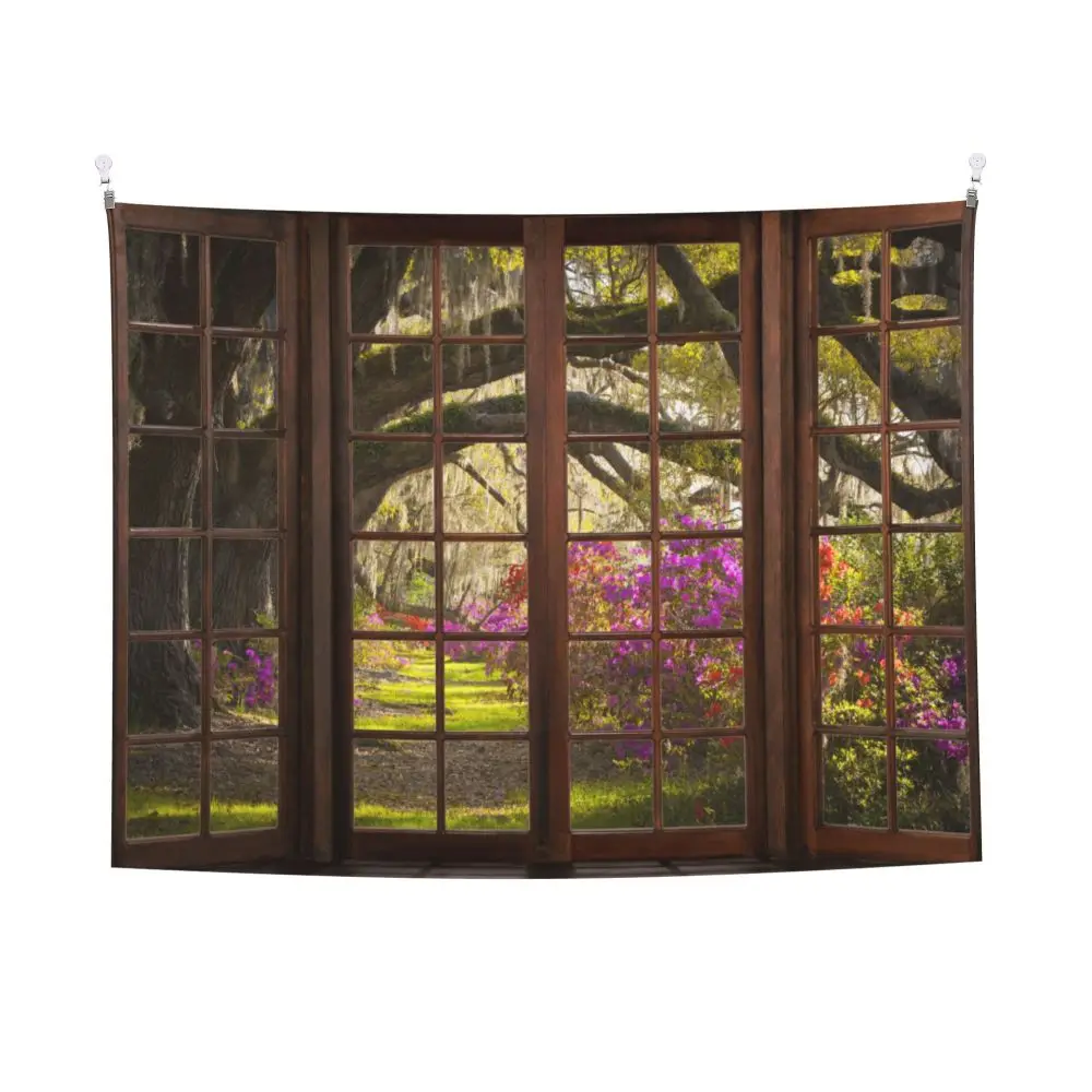 3d украшение для окна гобелен цветной полиэстеровый настенный подвесной