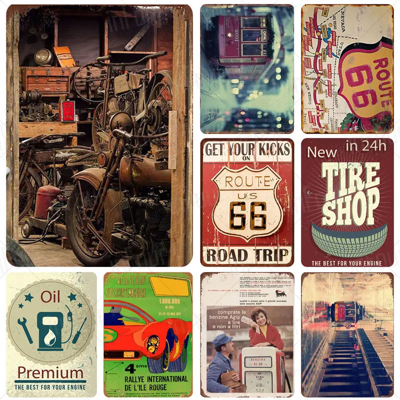 

Retro Garage Cleaned Metal Sign Plaque Metal Vintage Pub Tin Sign Wall Decor for Bar Pub Club Man Cave Metal Poster
