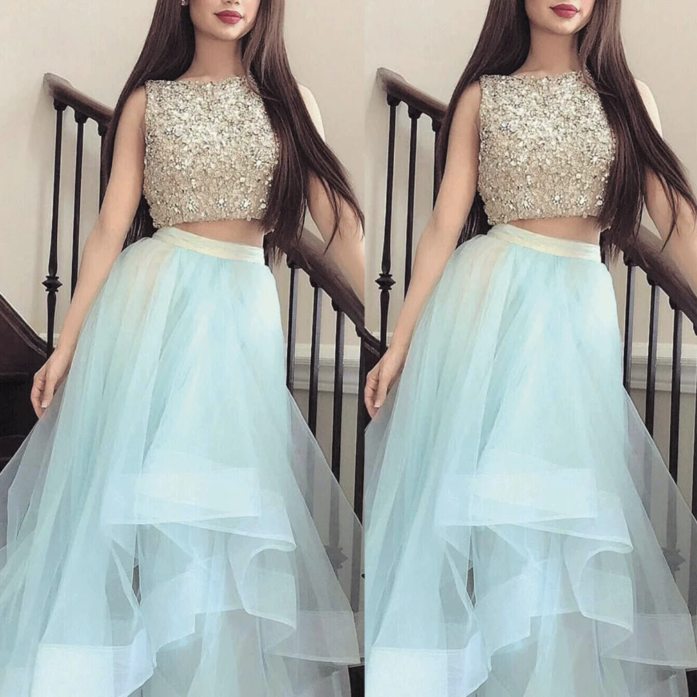 Комплект из двух предметов платья для выпускного вечера 2021 бисером светильник