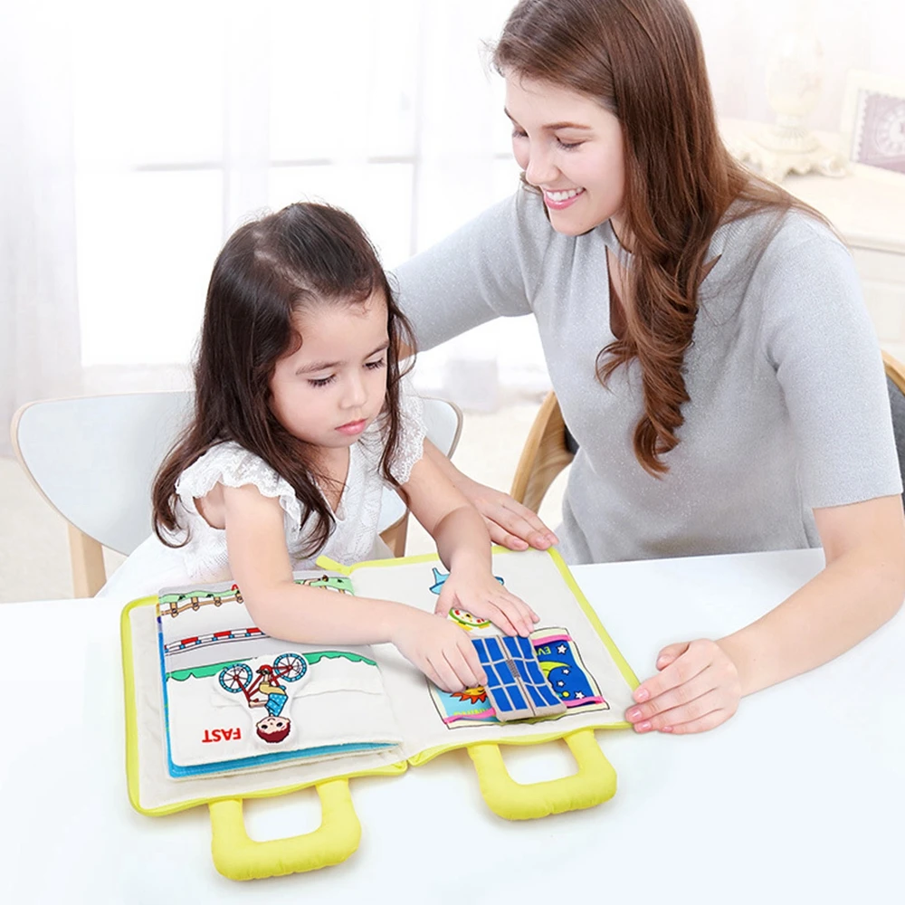 Детские 3D тканевые книги Монтессори стереоскопическая ткань Книга Историй для