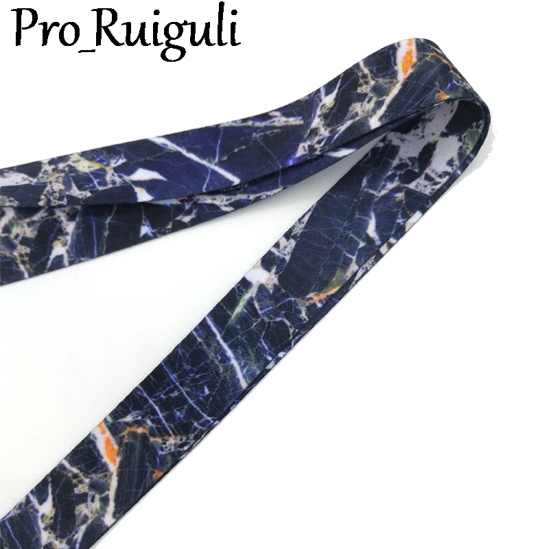 Черный мрамор узор зерна шейный ремешок брелок мобильный телефон держатель