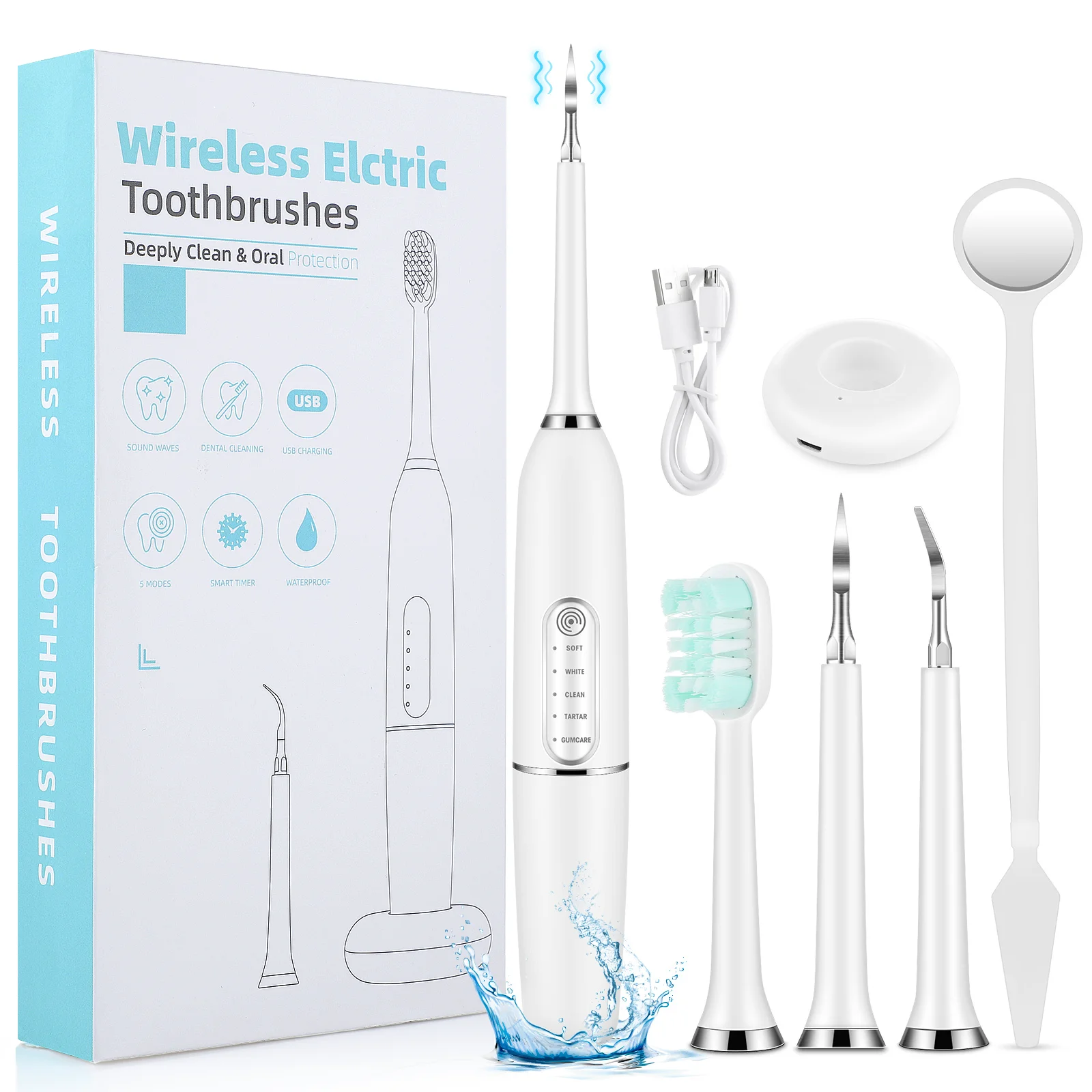 

Электрическое устройство для удаления зубов с вибрацией, ультразвуковой прибор для очистки зубов, отбеливания зубной щетки, инструменты дл...