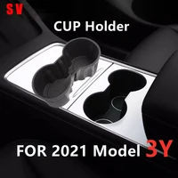 suitable for 2021 tesla model3y silicone central control water cup holder drink holder water cup limiter