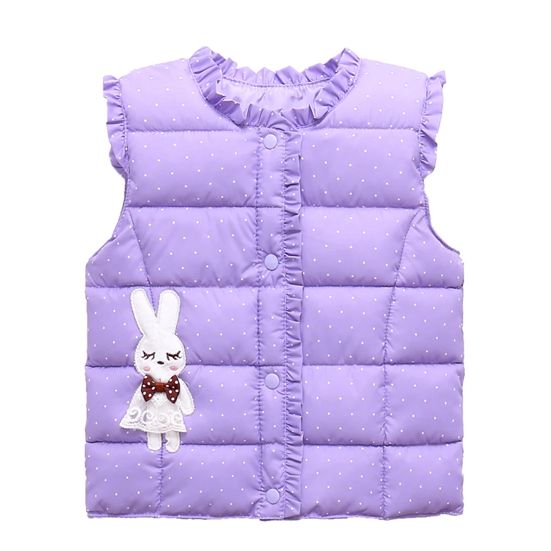 Children's Down Cotton Waistcoat Baby's Jacket Little Girl's | Мать и ребенок