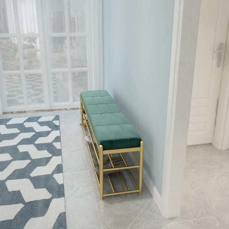 Скандинавский простой современный стул для смены обуви светильник роскошный