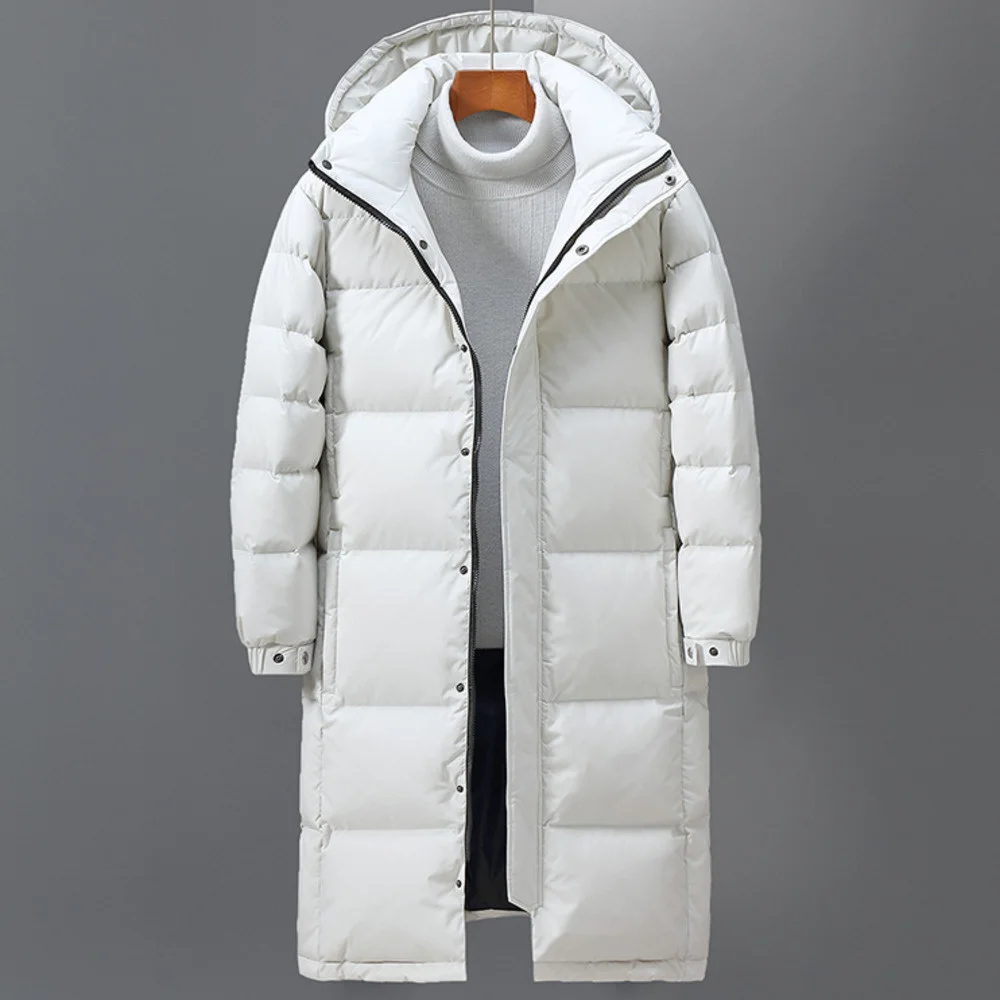 -30 Degrees Winter Hot Thicken Men's Down Jackets 2021 New Warm Parka Men Women Casual White Duck Down Coat Winter Snow Overcoat