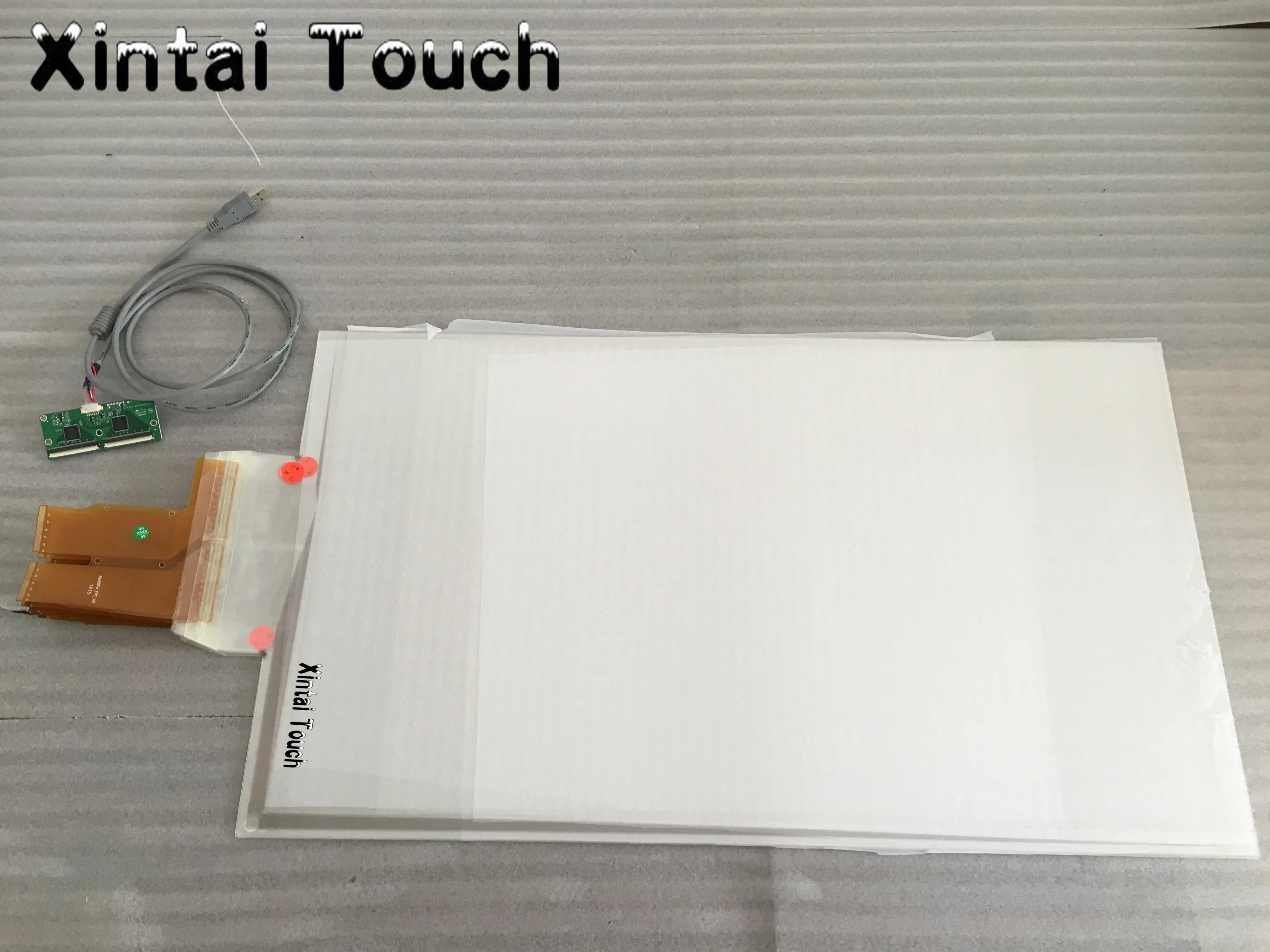 

27" High Sensitive Projection Capacitive Touch film, Interactive Touch Foil, 10 Touch Points, USB Controller