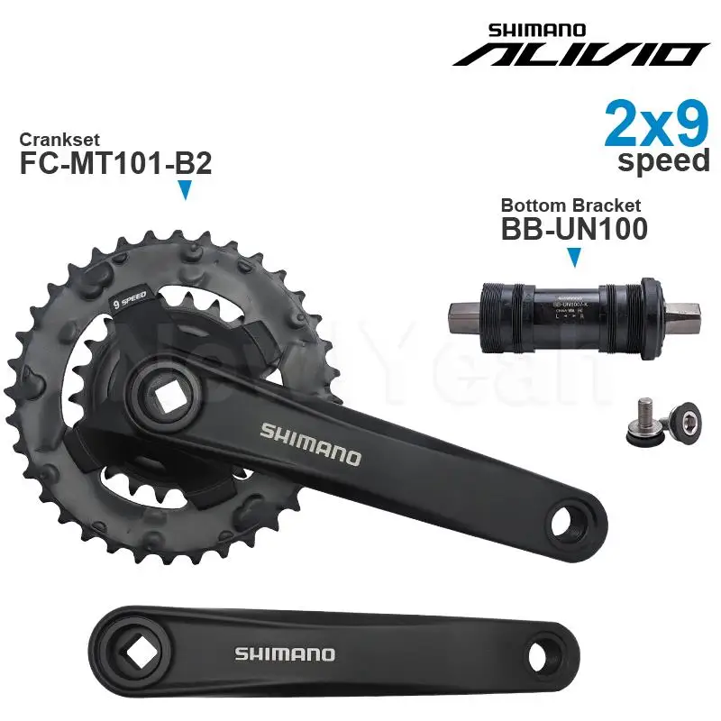 Детали для горных велосипедов SHIMANO ALIVIO M3100 2x 9-скоростной, детали для горных велосипедов Детали для горных велосипедов SHIMANO ALIVIO M3100 2x 9-скоростной, детали для горных велосипедов