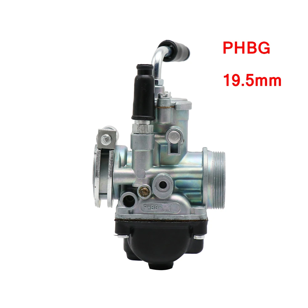 PHBG 19.5mm ZSDTRP 17 мм 19 мм 21 мм Dellorto PHBG DS AD черный гоночный Карбюратор Carb DIO JOG 50cc 90cc BWS100 для мотоциклов Puch Yamaha Zuma - Цвет: PHBG 19.5mm