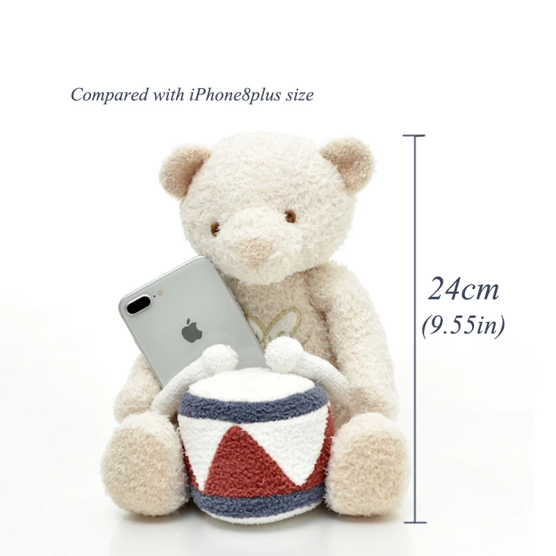 Милый мультяшный праздничный медведь плюшевая игрушка белый креативный милый