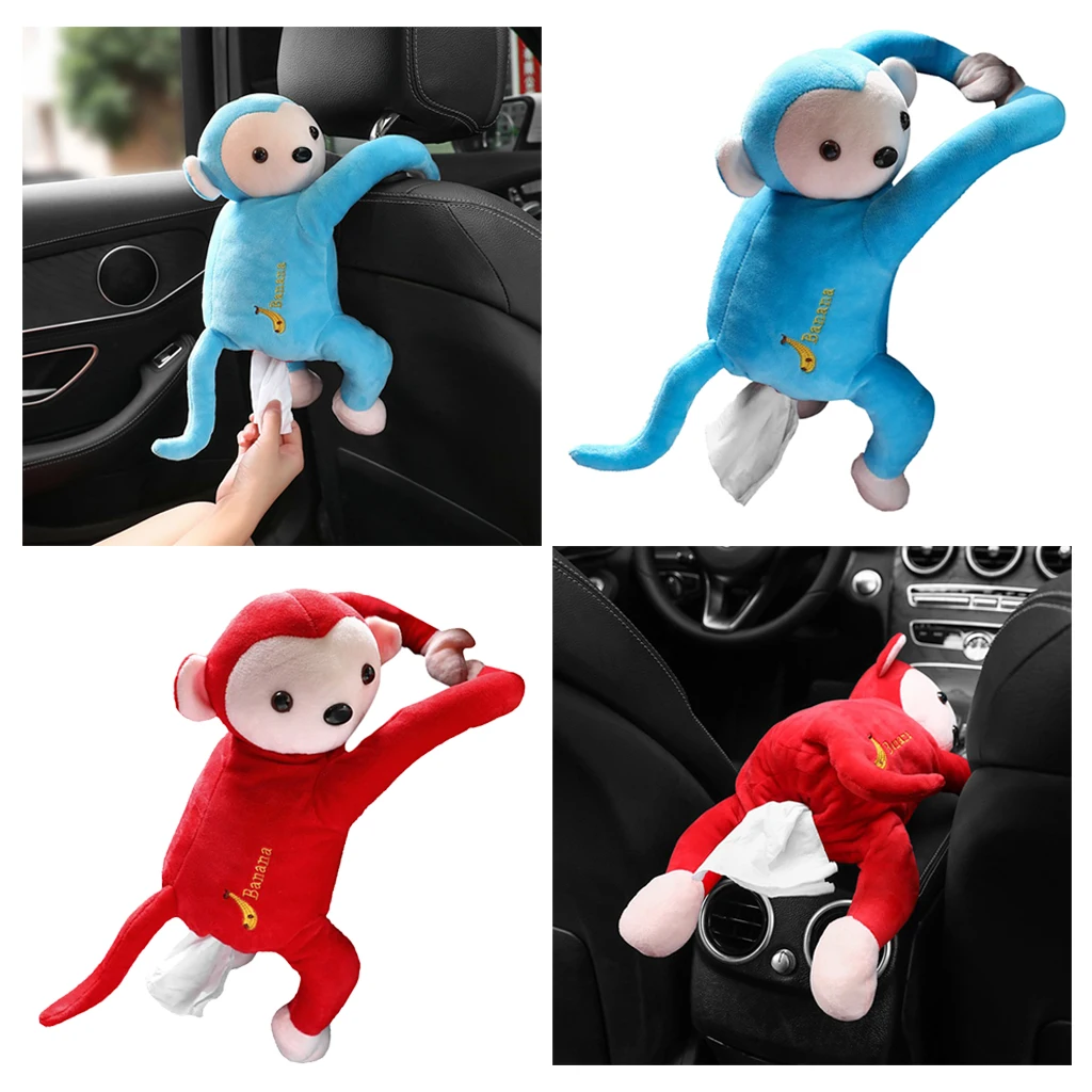 

Multi-purpose Tissue Paper Storage Monkey Shape Cartoon Car