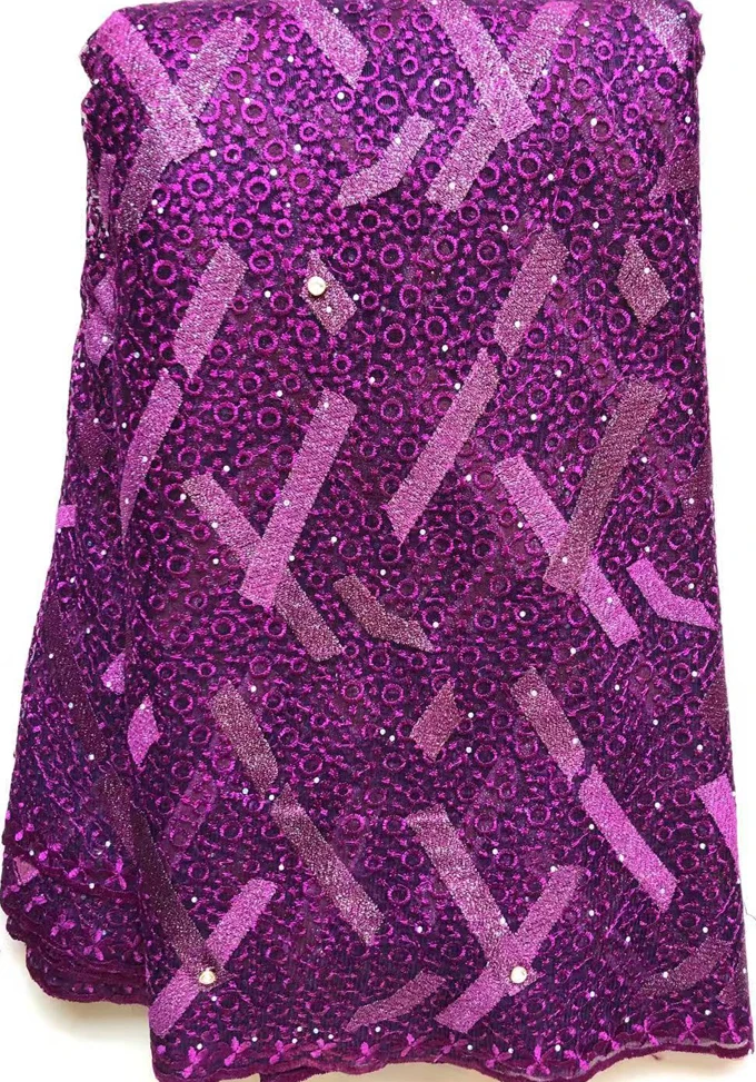 Blue African NET Lace Embroidery tulle 2019 Switzerland French Nigerian Fabrics High Quality NLL4588 | Дом и сад