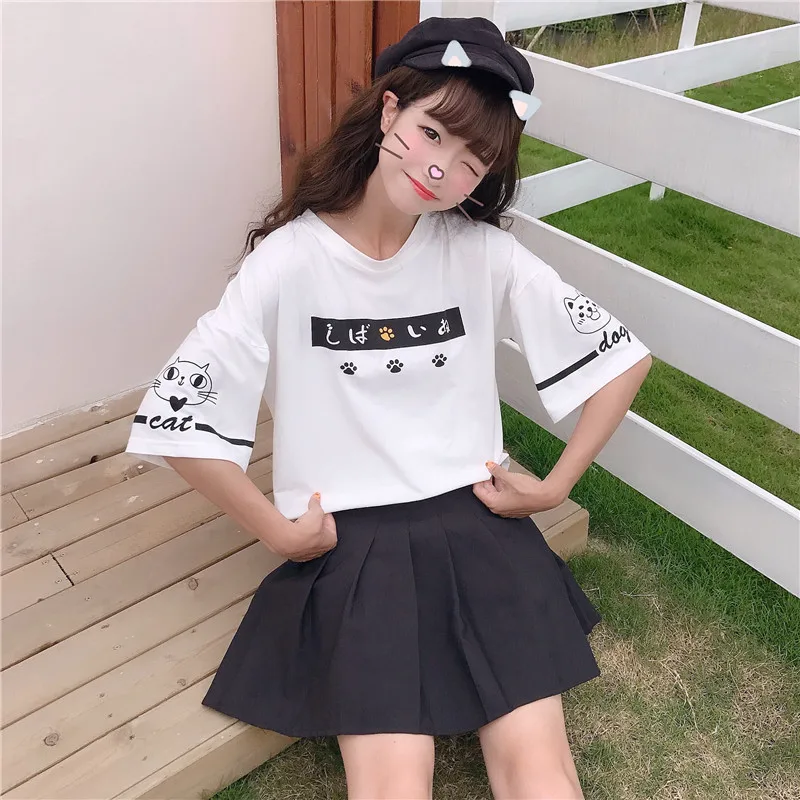 Веселые красивые женские розовые хлопковые футболки с мультяшным принтом весна