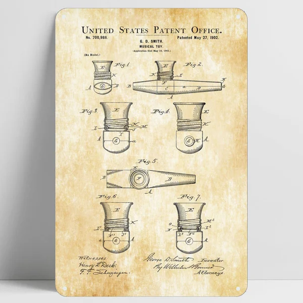 

Kazoo 1902 винтажная Новинка Забавный жестяной знак Бар Паб домашний металлический постер настенное Искусство Декор постер 8 "X12" 12 "X16"