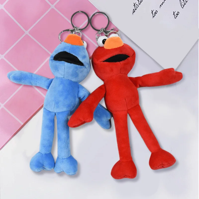 Коллекция 2020 года плюшевый брелок в виде Улица Сезам для ключей печенья Elmo