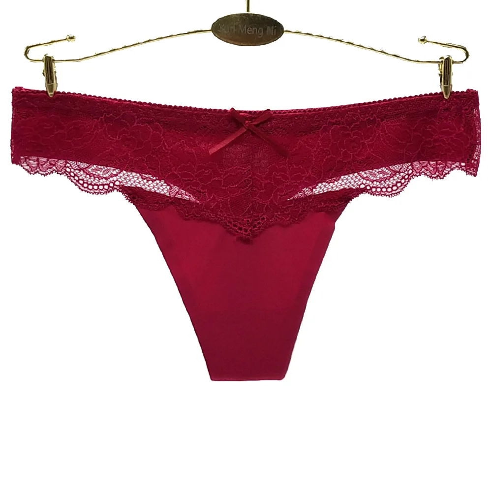 6 шт./лот новинка бесшовные + кружевные трусики женское нижнее белье сексуальные