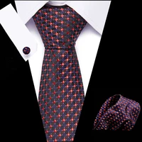 luxury mens tie 8cm pink black plaids silk neckwear jacquard woven neck ties for men formal business wedding necktie
