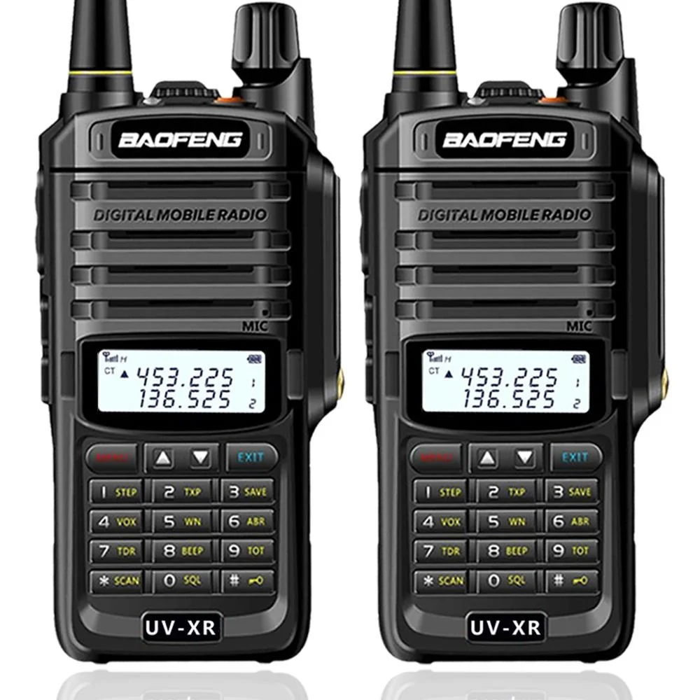 

2pcs Baofeng UV-XR 10W High Power IP67 Waterproof Two Way Radio Dual Band Handheld Walkie Talkie for Hunting UV-9R plus