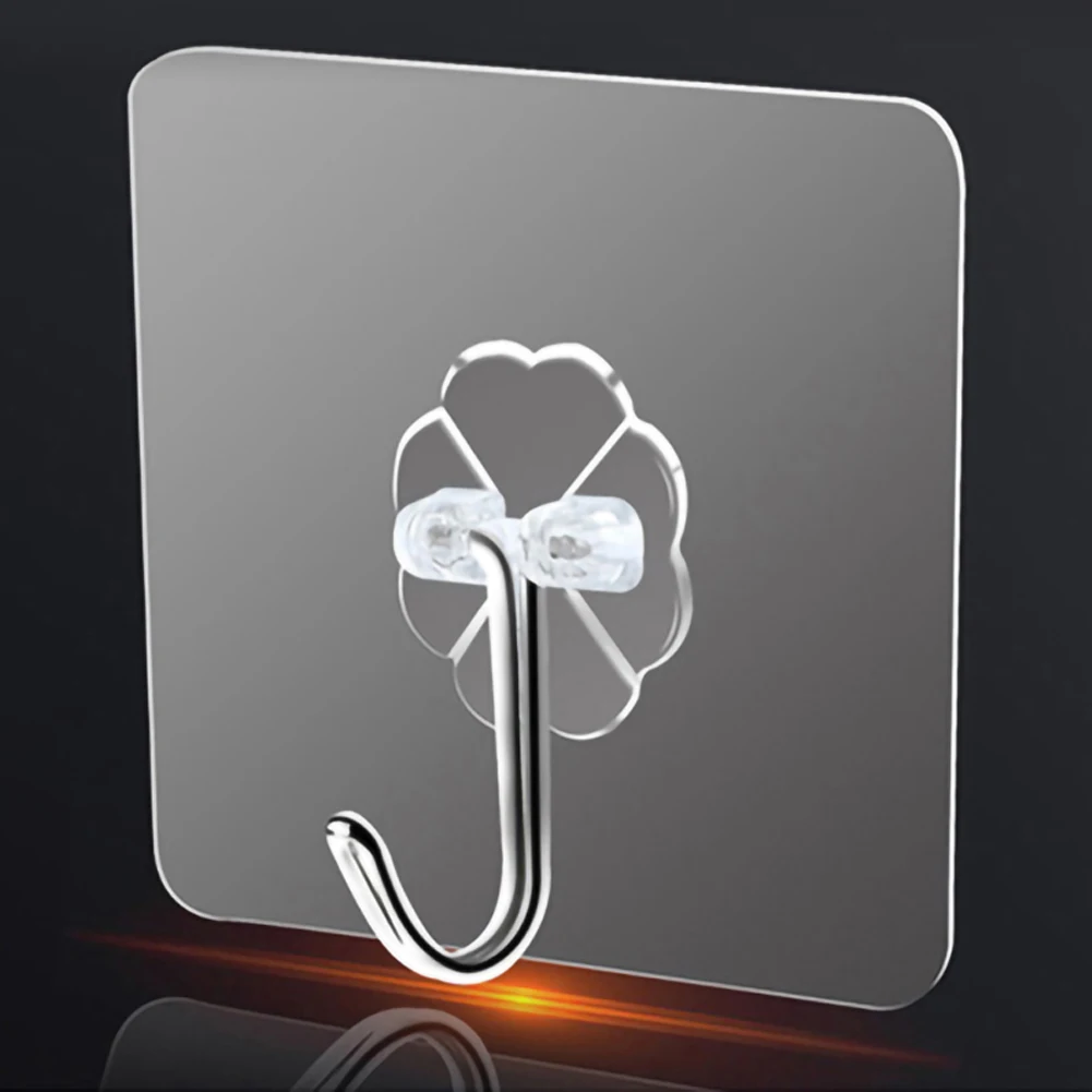 

Seamless Adhesive Hooks 180 Rotating Heavy Duty Wall Hooks Kitchen Wall Hooks Nail Free Sticky Hangers tools