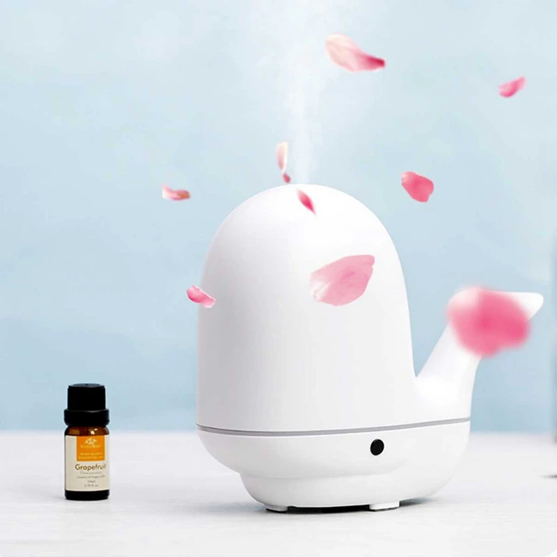 Hot Creative Pat Light Whale Air Humidifier Ultrasonic Aroma Essential Oil Diffuser Mist Maker Aromatherapy For Home Baby Room U | Бытовая