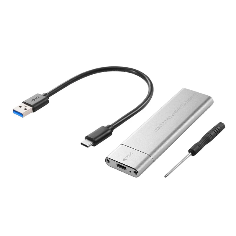 USB 3 1 к M.2 NVME PCIe SSD корпус M-Key Type C адаптер чехол для SATA GK99 | Компьютеры и офис