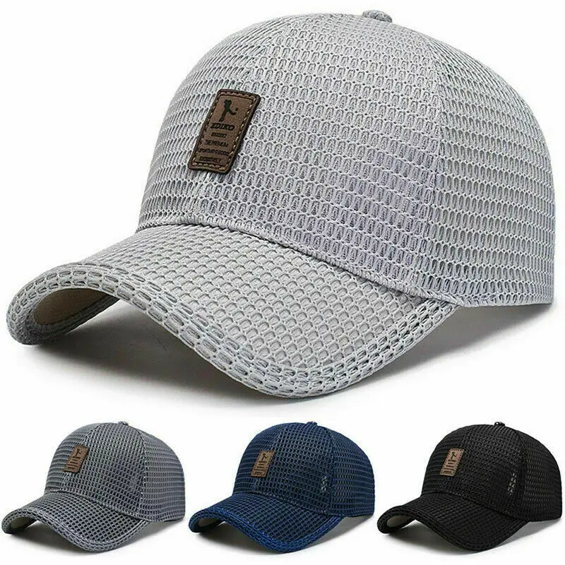 

Summer Men And Women Snapback Quick Dry Breathable Mesh Sunside Baseball Cap Fashion Tide Duck Tongue Hat