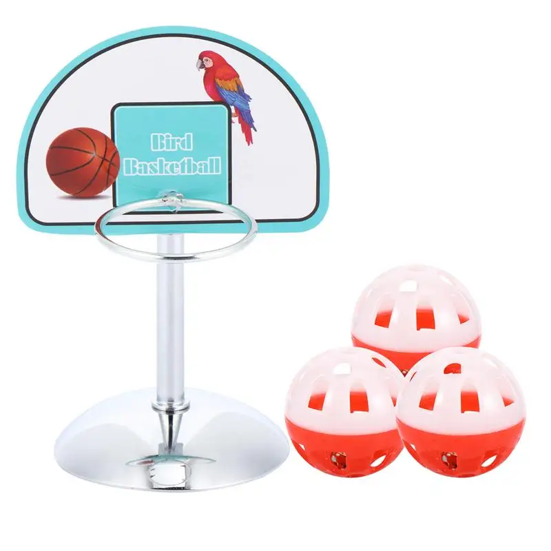 4 шт. попугай игрушки Мини Птица баскетбольного стенда Обучающие обучение