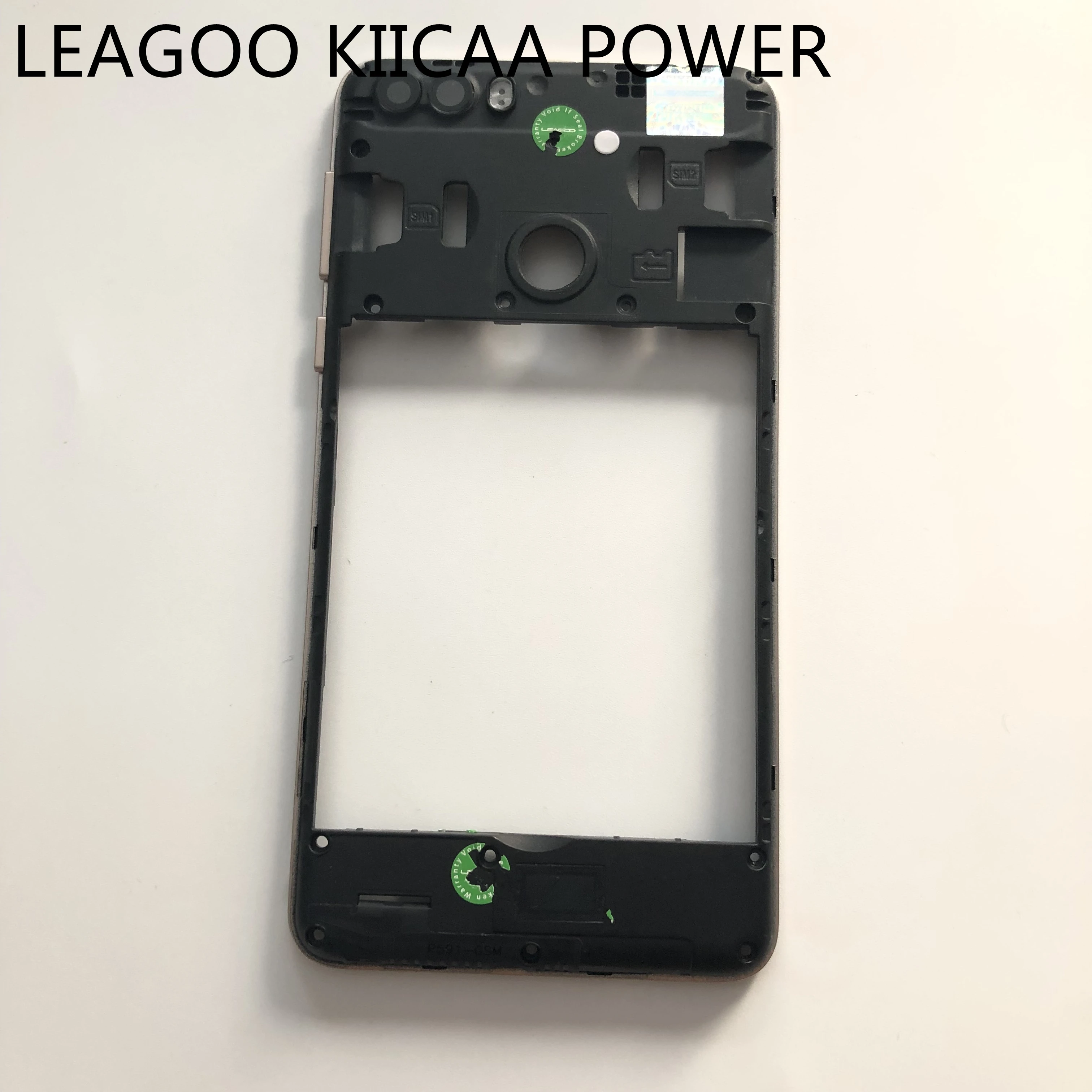 Б/у задняя рамка чехол + стекло для камеры кнопка смартфона Leagoo Kiicaa Power MT6580A Quad Core 5 0