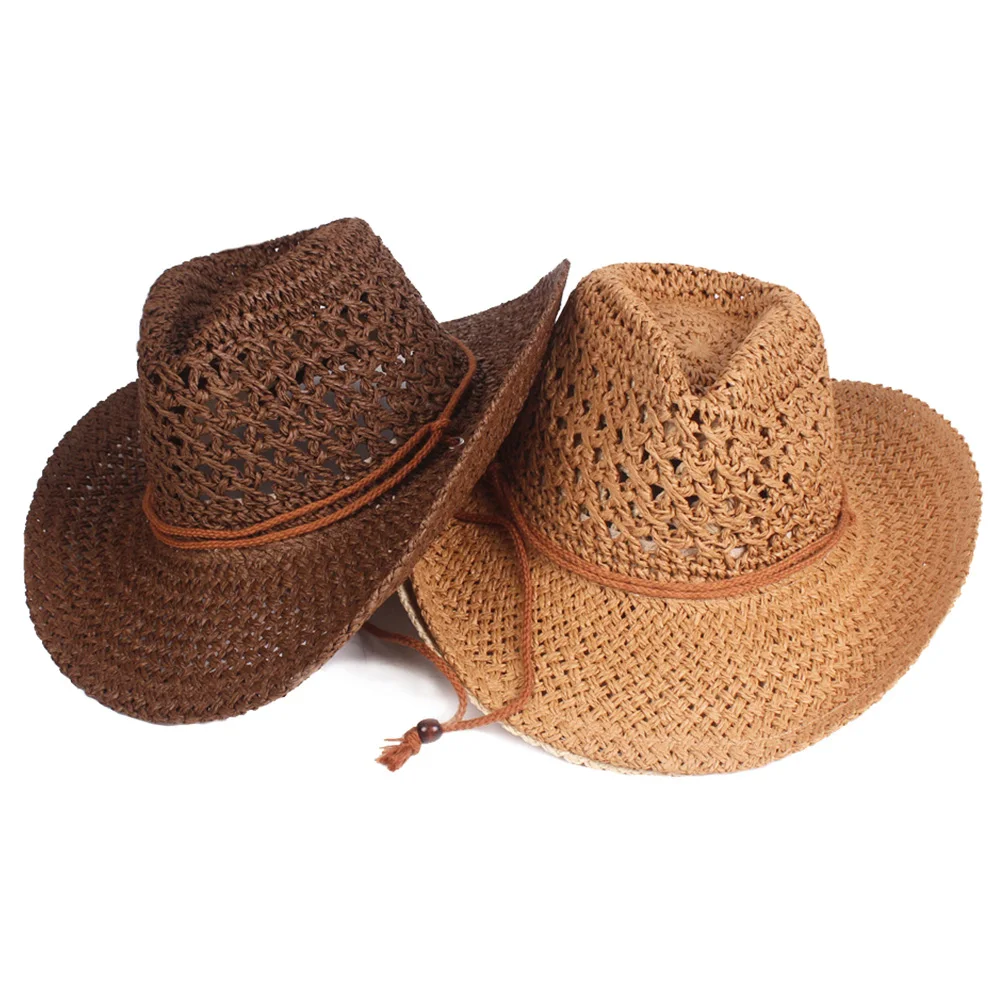 Западные Ковбойские шляпы солнцезащитный козырек шляпа от солнца для мужчин