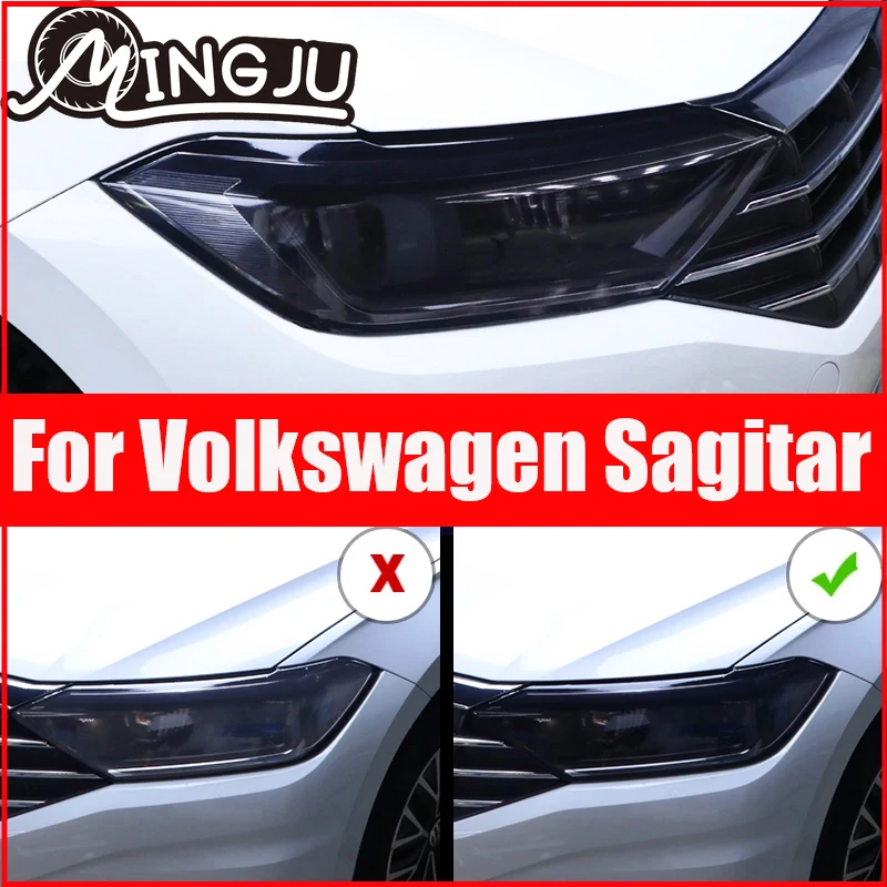 

for Volkswagen Sagitar accessories headlight protective film blackened Car Goods film repair scratches Paint Protection Film
