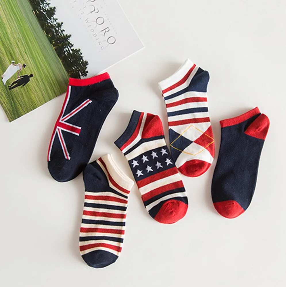 Мужские носки весна лето невидимые башмачки нескользящие из силикагеля мужские