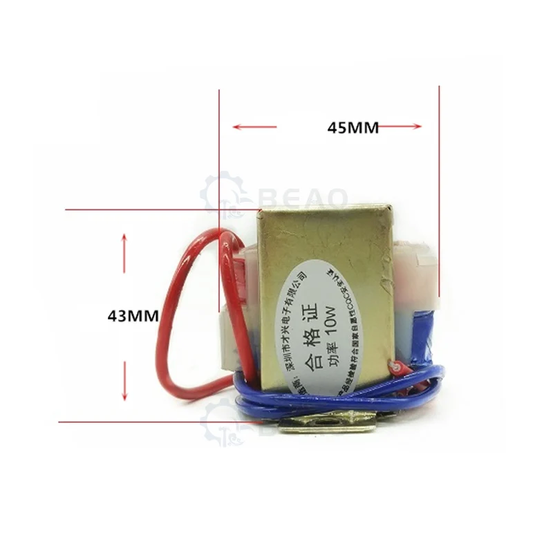 AC 6V 9V 12V 15V18V 24V 36V 48V Output Voltage 10W Copper Core Input 220V/380V Single/Dual EI48 Power Transformer | Строительство и