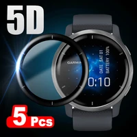 5d soft fibre glass protective film for garmin venu 2 venu 2s full curved cover screen protector for smart watch accessories