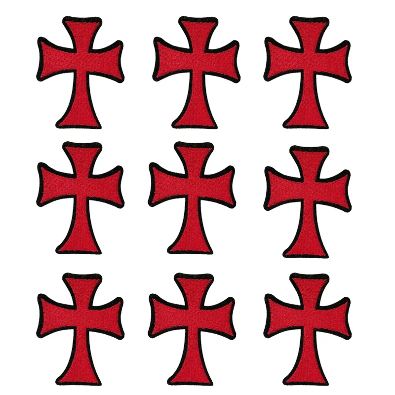 10 шт. патчи Pulaqi с изображением Иисуса и Красного Креста