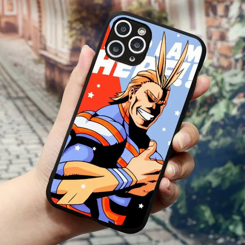 

Anime My Hero Boku no Hero Academia deku bakugou Phone Case for iPhone 11 12 mini pro XS MAX 8 7 6 6S Plus X 5S SE 2020 XR