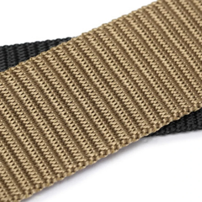 

3PCS Outdoor Mountaineering Outer Belt Thickening Exercise Belt Outdoor Belt Double Row Hole Belt