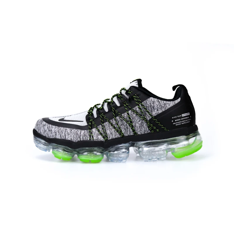 Аутентичные мужские кроссовки для бега от фирмы Nike AIR VAPORMAX; новые цветные кроссовки для бега; модная дизайнерская обувь; AQ8810 - Цвет: black gray