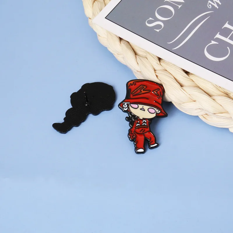 Металлическая эмалированная брошь с героями мультфильмов GD Idol значок для