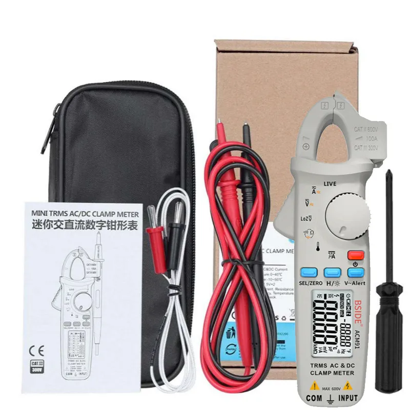 Цифровой мультиметр зажим ACM91 тестер с автонастройкой диапазона и проверкой в