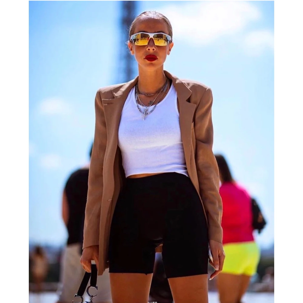 Женские летние спортивные шорты для бега повседневные Фитнес-Леггинсы