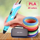 3d-ручка RP100B + нить пластина 1,75 м, ручка для 3D печати, креативная игрушка, подарок для детей, рисование мм, ABSPLA, Быстрая отправка