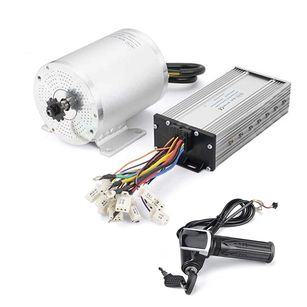 Электрический бесщеточный двигатель постоянного тока полный комплект 48 в 2000 Вт