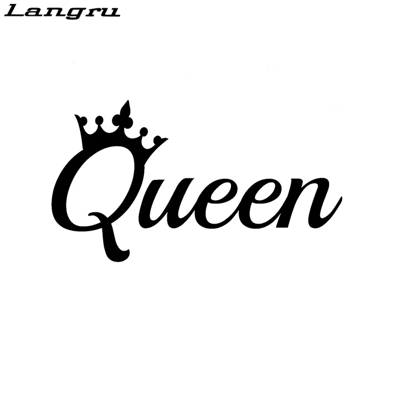 Langru queen Забавный ноутбук автомобиль Ван велосипед окно бампер виниловая наклейка