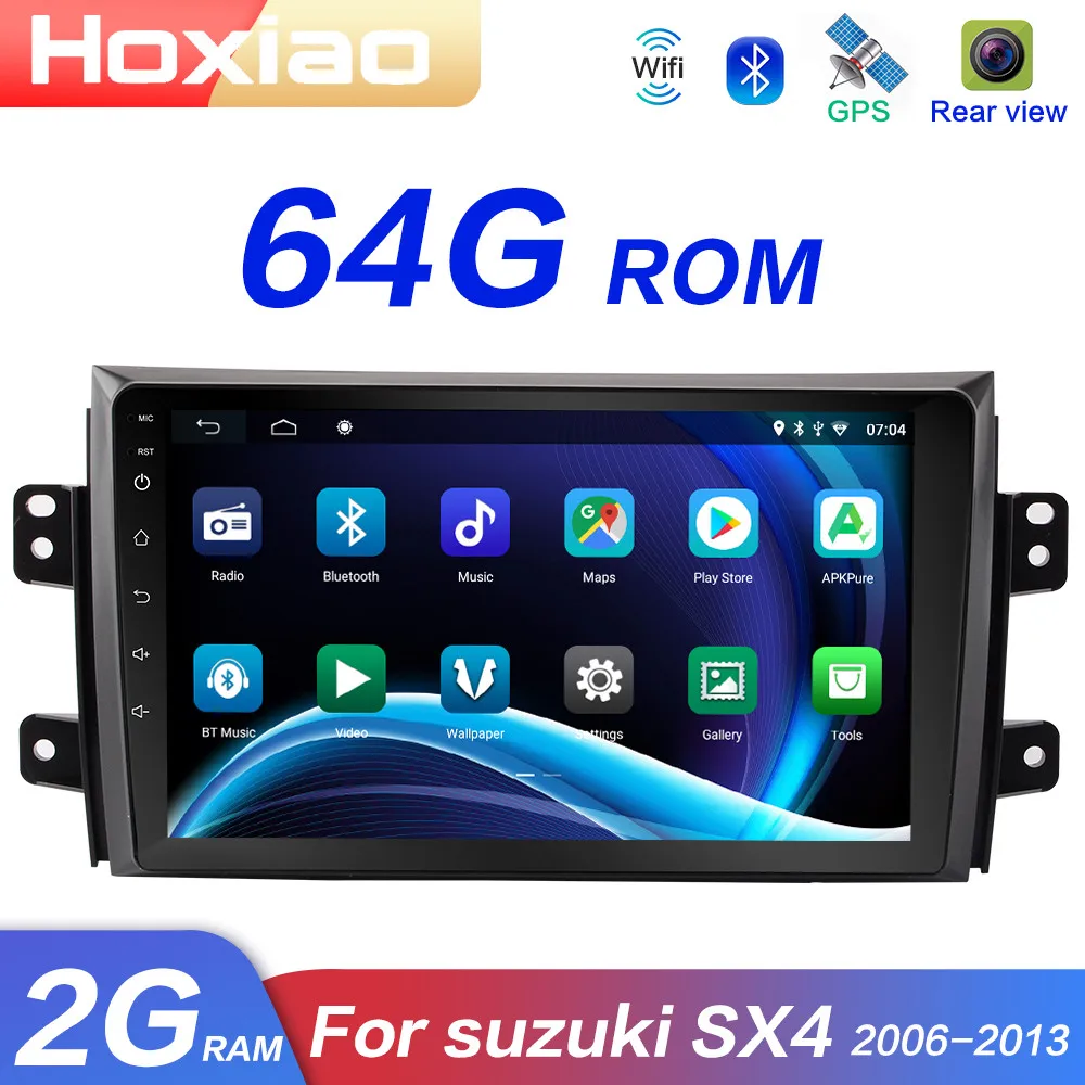 Android автомобильный Радио Мультимедийный видео плеер WIFI GPS Зеркало Ссылка для Suzuki