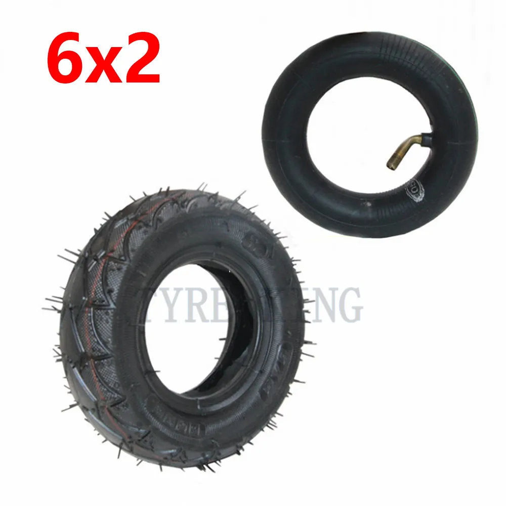 Шины 6 дюймов 6x2 внутренняя шина Наружная трубка утолщенная для маленькой тележки