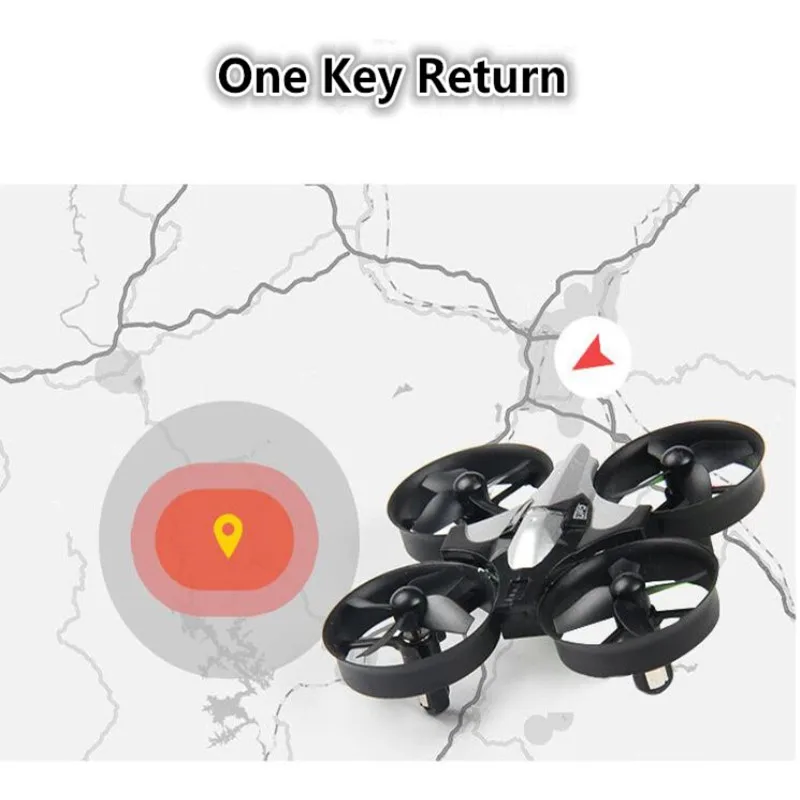 2 4G 6 Axis Gyro RC Квадрокоптер Hobby мини игрушка 3D Флип с возвратом по одной кнопке