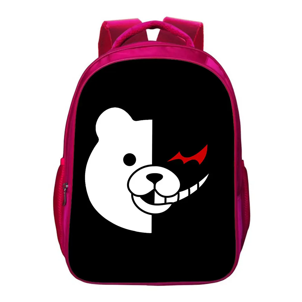 Danganronpa Backpack Children School Bag 3D Printing Anime Dangan Ronpa Monokuma Cosplay Backpack For Men Women Knapsack