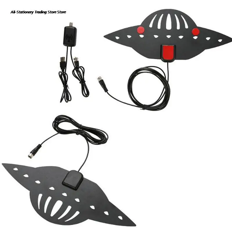 Антенна для ТВ усиленная 80 миль УКВ/УВЧ HD | Электроника