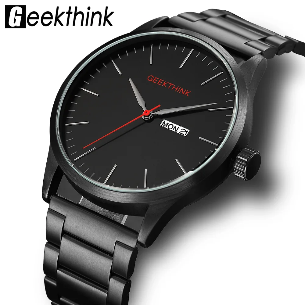 Часы мужские армейские кварцевые аналоговые из черной стали|Кварцевые часы| |