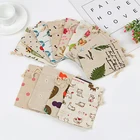 Хлопковая сумка из льняной ткани сумка-кисет принты животных из мультфильмов путешествия Тканевая обувь сумка для хранения Рождественский подарок сумка 10x1 4 см13x18cm